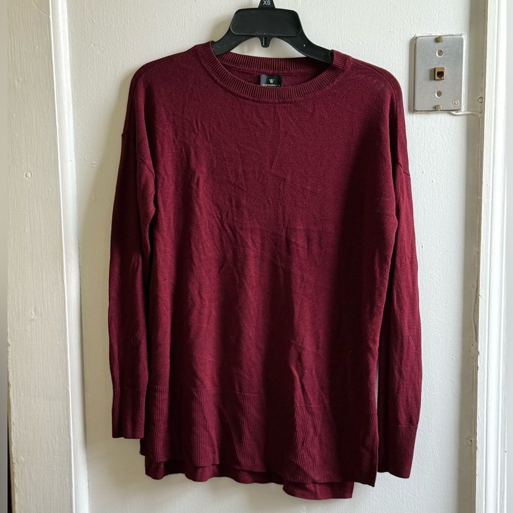 Worthington Women’s Burgundy Sweater Size Small